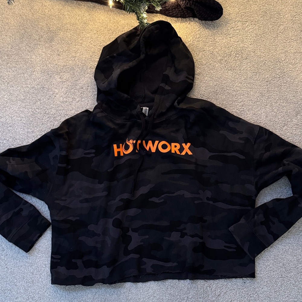 Hotworx Black Camo Hoodie